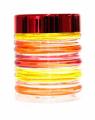 High-quality glass ring jar. 
