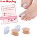1Pair Silicone Gel Toe Straightener Separators Spacer Bunion Corrector Thumb Hallux Valgus Orthosis Pain Relief Foot Care. 