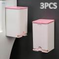 3x Wall Mounted Storage Box Female Sanitary Pad Holder for Vanity. 