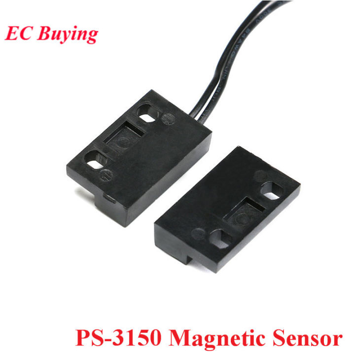 5 Stück/1 Stück PS-3150 Reed-Schalter-Sensor PS3150, normalerweise offen, ohne Nähe, magnetischer Tür- und Fensterkontakt, 30 cm Draht, Induktivitätsabstand  13