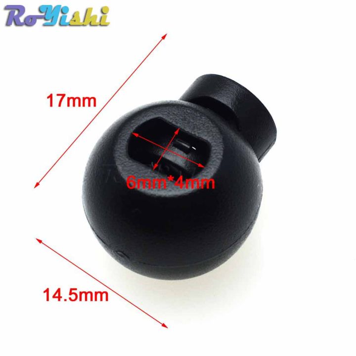 10pcs/pack%20Cord%20Lock%20Toggle%20Clip%20Stopper%20Plastic%20Black%20For%20Bags/Garments%20-%20Image%209