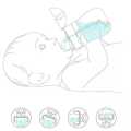 Baby Cups with Straw Bottle Drinking Water Kids Sippy Cup Handle Toddler Feeding Podazz. 