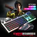 Limei GTX300 Punk Edition Keyboard Mouse Set Floating round keycaps eat chicken game office. 