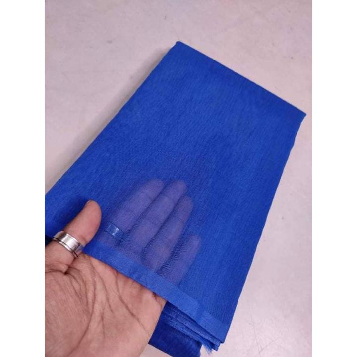 Nil Moslin Than Sarees For Women - Sari