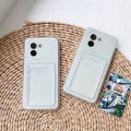 For VIVO V30E 5G Case Transparent silicone change wallet photo clip Lens Protection for vivo V30E Back Cover.