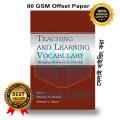 Teaching and Learning Vocabulary. 