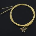 12 Pcs Steel Strings Replacement for Acoustic Guitar New Silver+Brass.