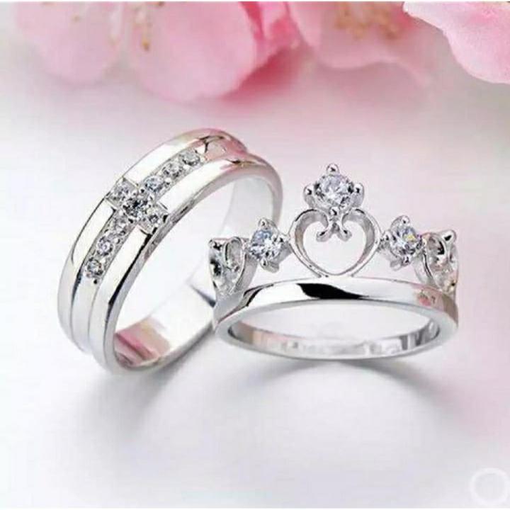 Love Promise Couple Rings Finger Ring Band Jewelry for Men And Women