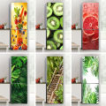 3D Realistic Fruit Printed Refrigerator Door Wrap Mural Decals Peel and Stick Waterproof Kitchen Fridge Door Sticker Wallpaper. 
