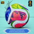 FOOTBALL FIFA World cup - 2026 Sports Match Quality Football is white in color with an Excellent graphics Ball Size 5 Trionda Model-2. 