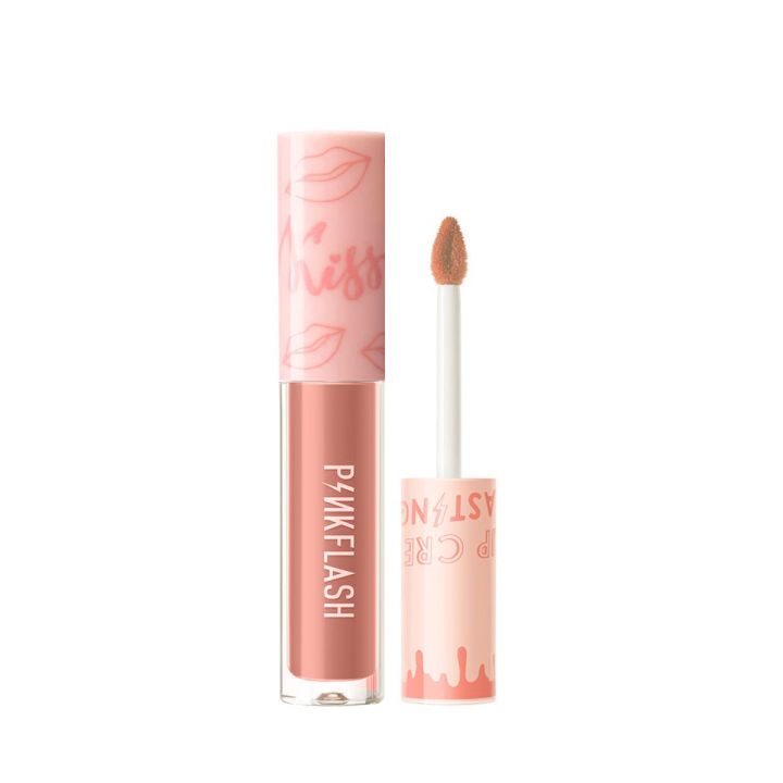 L01 PINKFLASH Melting Matte Waterproof Lipcream - N06 Milk Shake