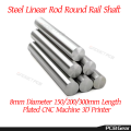Linear Rod Round Rail Shaft 8mm Diameter 150/200/300mm Length 8mm Rod Chrome Plated CNC 3D Printer.