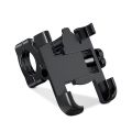 Metal Bike Mobile Holder For mobile phone bracket motorcycle bicycle takeaway rider -Black Easy to Use and Maintain C1. 