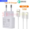 Vivo 18W Flash Charge 3.0 Adapter with Type B Cable - Fast Charging.