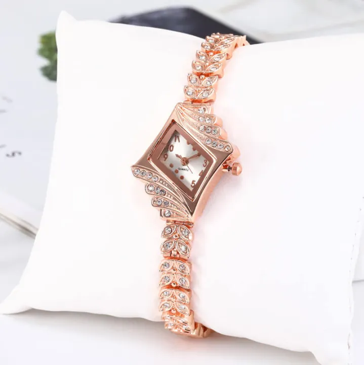 Rose%20Gold%20Tone%20Analog%20Watch%20Quartz%20Bracelets%20Watchs%20For%20Women%20-%20Image%202