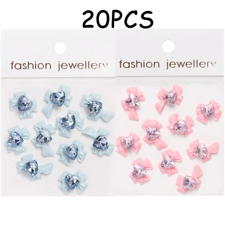 10/20/30Pcs%20Pink%20Ribbon%20Resin%20Bow%20Nail%20Charms%20Mixed%20Style%20bow%20Rhinestone%20Jewelry%20Parts%208-12mm%20Manicure%20Decor%20DIY%20Accessory-Y2K%20-%20Image%207