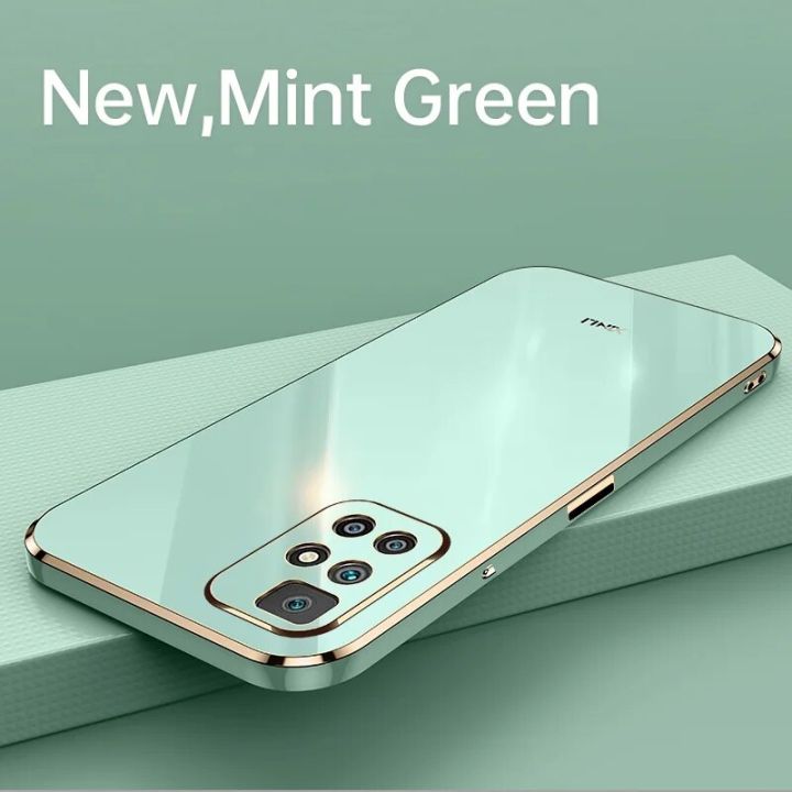 Fashions%20High%20Quality%20Casing%20for%20Xiaomi%20Redmi%2010%20Solid%20Color%20Straight%20Edge%206D%20Plating%20Phone%20Case%20Soft%20Cover%20-%20Image%203