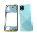 Samsung Galaxy A71 2020 A715 A715F Phone Housing Middle Frame Battery Back Cover Case with Camera Lens Logo.