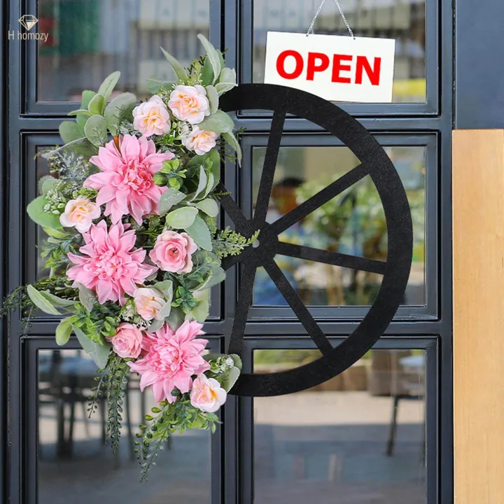 New%20Year%20Wreath%20Spring%20Front%20Door%20Wreath%2043x42cm%20Decoration%20for%20Fireplaces%20-%20Image%205
