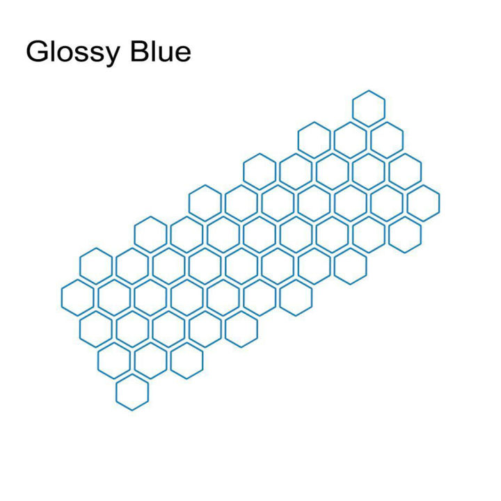 LI Honeycomb Graphics Car Side Body Sticker Hexagon Geometric Pattern Decals Self-Adhesive DIY Exterior Auto Decoration