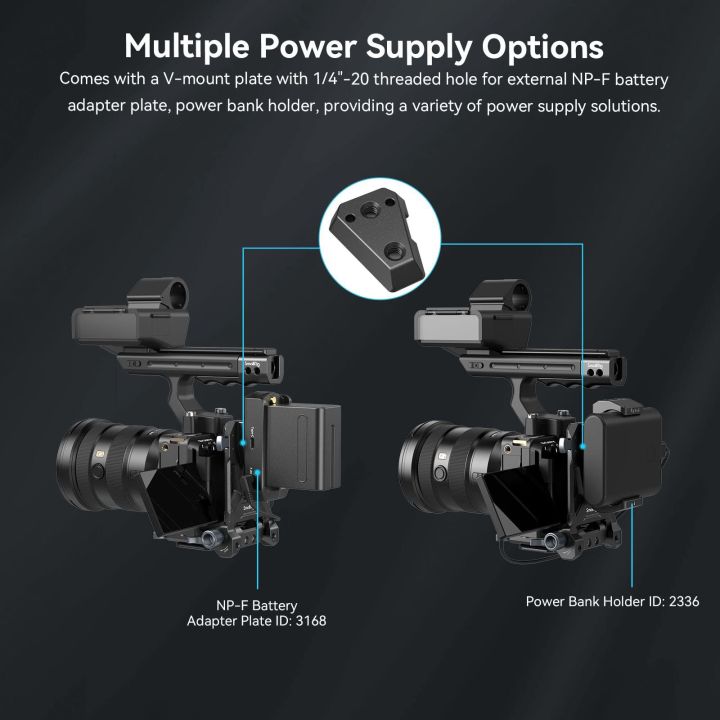 SmallRig%20V-Mount%20Battery%20Plate,%20V%20Lock%20Battery%20Mounting%20Plate%20with%20Quick%20Release%20Plate%20for%20Arca-Swiss,%201/4-20%20Threads%20for%20DSLR%20-%20Image%205