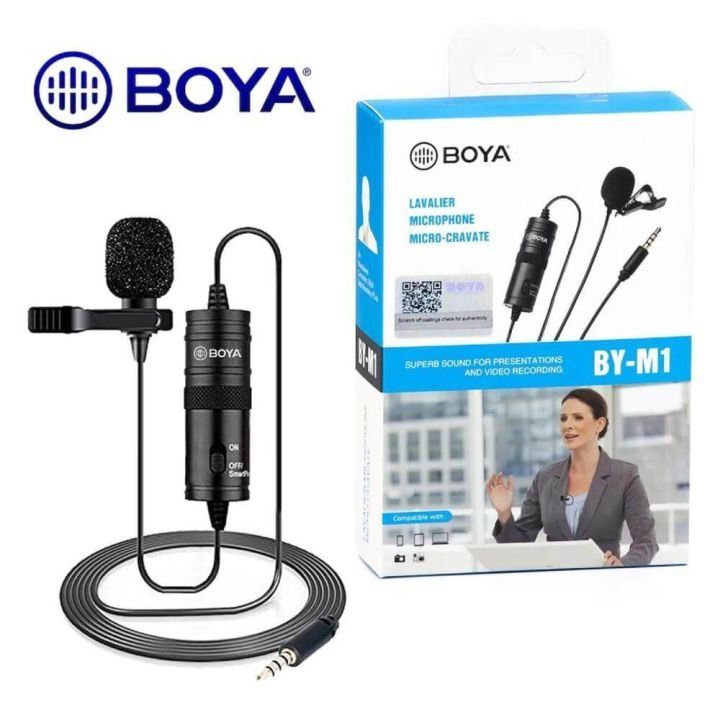 BOYA%20BY%20M1%20Microphone%20Boya%20Professional%20Microphone%20for%20Mobile%20and%20DSLR%20-%20Black%20-%20Image%203