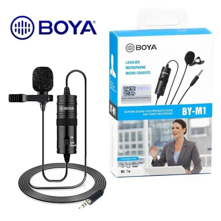 BOYA%20BY%20M1%20Microphone%20Boya%20Professional%20Microphone%20for%20Mobile%20and%20DSLR%20-%20Black%20-%20Image%203