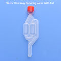 Wine Fermentation Airlock Valve Plastic One-Way Exhaust Seal Beer Brewing Tool. 