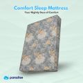 Paradise Comfort Sleep Mattress | Semi Orthopedic Support Mattress | Medium Firm Feel for Balanced Comfort | 4 Inch Bed Mattress.