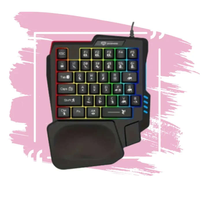 One%20Hand%20RGB%20Gaming%20Keyboard%20and%20Backlit%20Mouse%20Combo,USB%20Wired%20Rainbow%204.1%20/3.0%20usb%20hub%20with%202%20pice%20otg%20kebol%20-%20Image%202