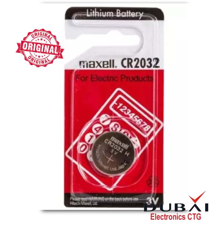 CR2032  Lithium 3v  Battery,Made in Japan . Multi purpose use