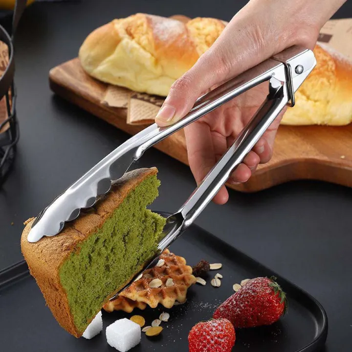 3%20PC%20Kitchen%20Food%20Stainless%20Steel%20Tool%20Heat%20Bread%20Salad%20BBQ%20Cooking%20Serving%20Utensil%20Bead%20Clip%20Clamp%20Meat%20Barbecue%20Tools%20Buffet%20-%20Image%207