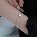 2023 Butterfly Bracelet Female Light Luxury Best Friend Gift Bracelet Niche Design High-end Bracelet Birthday Gift. 