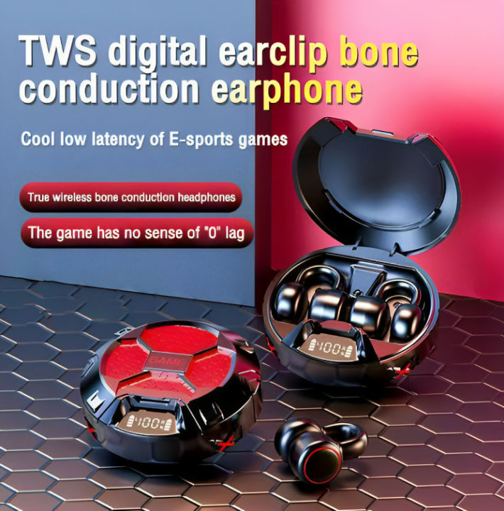 K23 Wireless Headphones Bluetooth-compatible 5.3 Ear-clip Earphones Sports Music Headset Compatible For Iphone