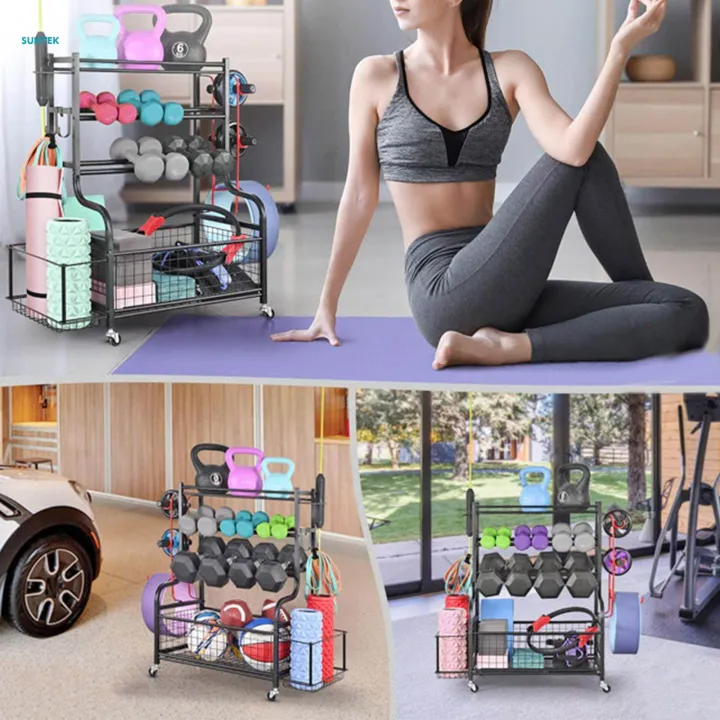Home%20Gym%20Equipment%20Storage%20Rack%20Storage%20Rack%20for%20Yoga%20Mats%20Basketball%20Balls%20-%20Image%202