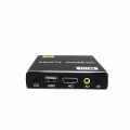 Mini 4K Blu-ray HD Media Player Support Horizontal and Vertical Screen TV Projector U Disk SD Card PPT Car Home AD Video Player. 