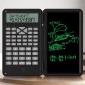 Scientific Calculators, 12-Digit LCD Display with Erasable Writing Tablet Foldable for Home School Meeting and Study.