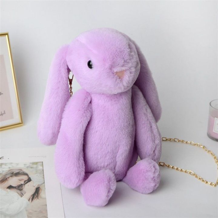 Bugs%20Bunny%20Plush%20Bag%20Female%20Crossbody%20Backpack%20Student%20Children%20Purse%20Love%20Doll%20Doll%20Rabbit%20Ears%20-%20Image%202