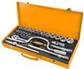TOLSEN 24pcs 1/2" Socket Set with Steel Case Model: 15141.