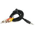 3.5 to RCA Male Audio Video AV Cable Wire Cord 3.5mm Jack Plug Male to 3 RCA Adapter. 