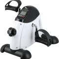 Mini Exercise Bike Portable Pedal Exerciser Gym Fitness Leg Arm Training Adjustable Resistance with LCD Display for Women and Men.