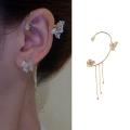 New Earrings No Pierced Ear Clip Long Tassel Earring Fashion Accessories 1 Pcs.