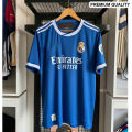 Real Madrid FC Jersey - New Kit 25/26 Player Edition Jersey - Home/Away Kit - Special Fans Version Jersey Club Jersey 25/26 - Thai Fabrics - Short Sleeve - New Football Jersey - UEFA Champions League 2024 Design.
