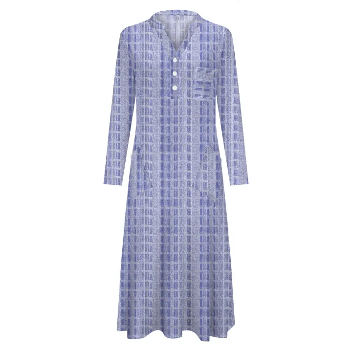 2021%20Summer%20New%20Dress%20Fashion%20Pocket%20V%20Collar%20Sleeveless%20Striped%20Dress%20-%20Image%205