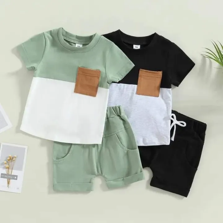 Baby%20Boy%20and%20girls%20Short%20Sleeve%20T-shirt%20Tee%20Shorts%202%20Pcs%20Outfits%20Set%20used%20children%20baby%20comfortable%20T-shirt%20and%20pant%20baby%20toddler%20kids%20beautiful%20design%20-%20Image%209