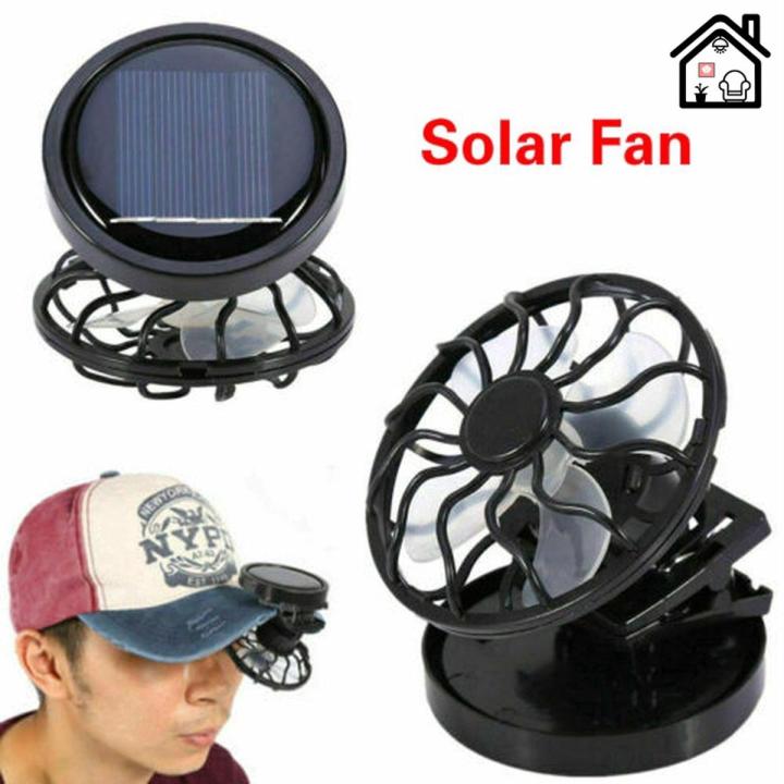 Summer Clip-on Hat Fan-Solar Cell Cooling Fan