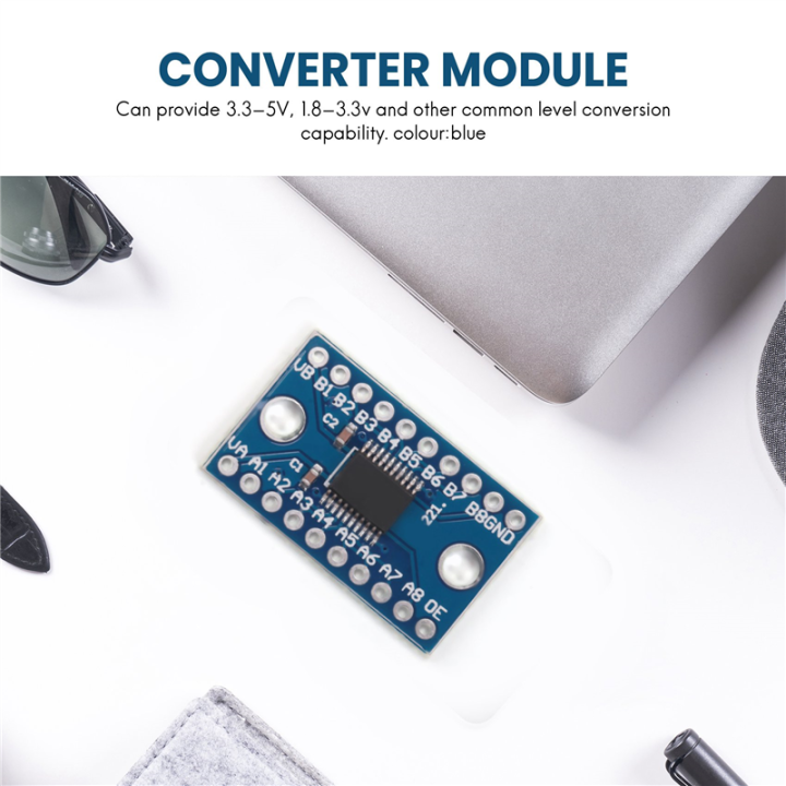 ARELENE%205Pcs%20TXS0108E%208%20Channel%20Logic%20Level%20Converter%20Bi-Directional%20High%20Speed%20Full%20Duplex%20Shifter%203.3V%205V%20-%20Image%202