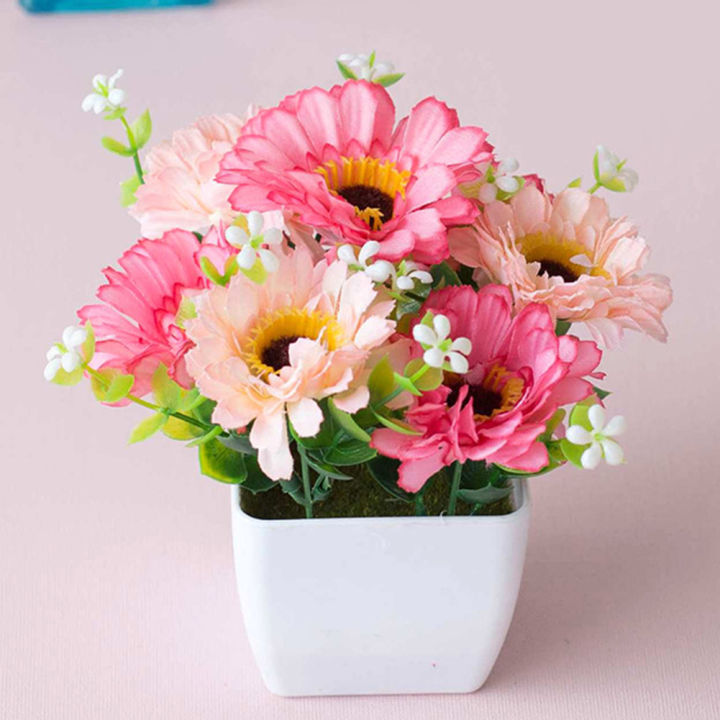 Artificial%20Flower%20Potted%20Plant%20Lifelike%20Gypsophila%20Wood%20Pot%20Bonsai%20Home%20Garden%20Ornaments%20Decoration%20-%20Image%205