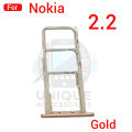 Nokia 2.2 Sim Tray Micro SD Card Slot with Sim Ejector Pin Replacement Parts. 