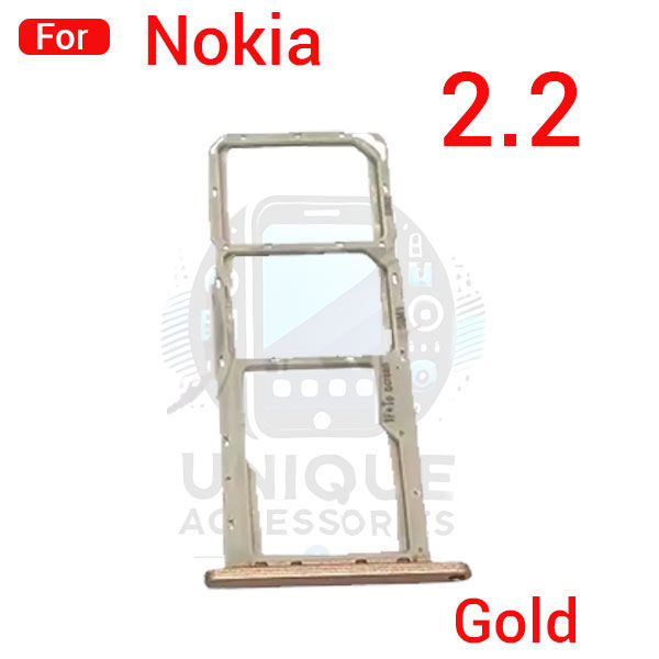 Nokia%202.2%20Sim%20Tray%20Micro%20SD%20Card%20Slot%20with%20Sim%20Ejector%20Pin%20Replacement%20Parts%20-%20Image%203